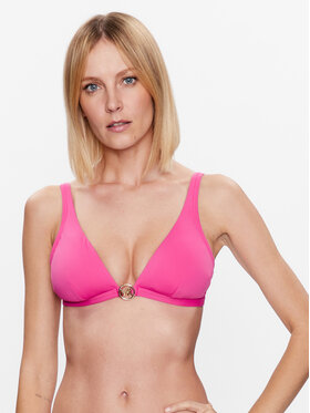MICHAEL Michael Kors MICHAEL Michael Kors Bikini felső Iconic Solids MM7M509 Rózsaszín