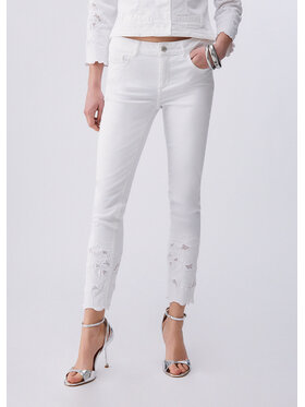 Liu Jo Liu Jo Spodnie materiałowe WA6260T367AP9255 Fioletowy Slim Fit