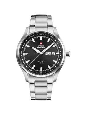 Swiss Military by Chrono Swiss Military by Chrono Zegarek SM34116.01 Srebrny