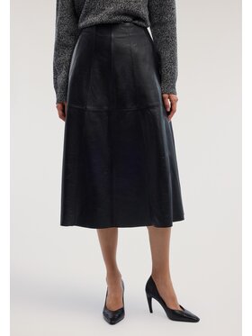 Trussardi Trussardi Spódnica skórzana 1300A000688N033 Czarny A-Line Fit