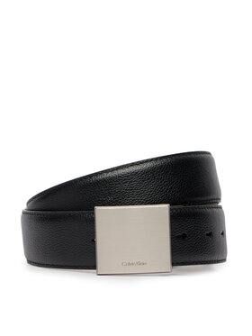 Calvin Klein Calvin Klein Opasok Dress Plaque Pebble 35Mm Adj LV04D7080G Čierna