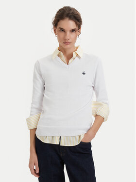 Beverly Hills Polo Club Beverly Hills Polo Club Светр P-SS26W-M536563 Білий Regular Fit