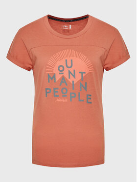 Maloja Maloja T-Shirt BirnmoosM. 34153-1-8583 Oranžová Regular Fit