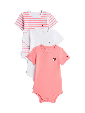Tommy Hilfiger Tommy Hilfiger Babybody-Set KN0KN02373 Rosa