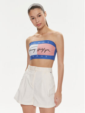 Tommy Jeans Tommy Jeans Topiņš Flag UW0UW05151 Zils Slim Fit