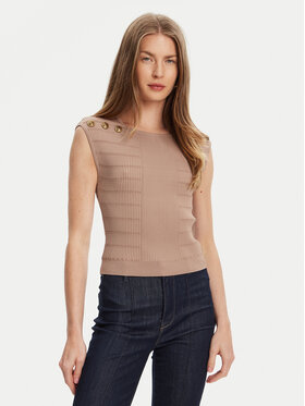 Guess Guess Блузка W5YR12 Z0130 Коричневий Regular Fit