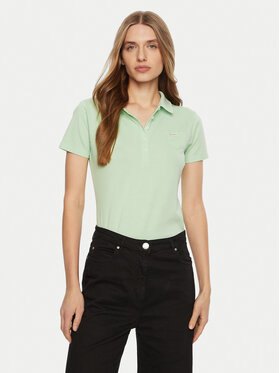 Guess Guess Polo W5RP47 KARS2 Zelena Regular Fit