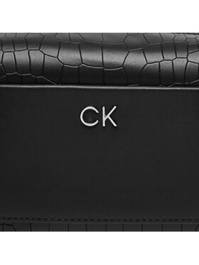 Calvin Klein Ročna Torba Ck Daily Camera Bag_Croco K60K612140 Črna