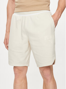Puma Puma Pantaloni scurți sport Squad 678975 Écru Regular Fit