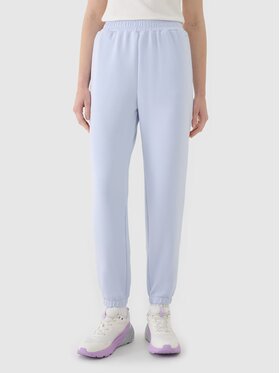 4F 4F Spodnie dresowe 4FWSS25TTROF1010-34S Niebieski Regular Fit