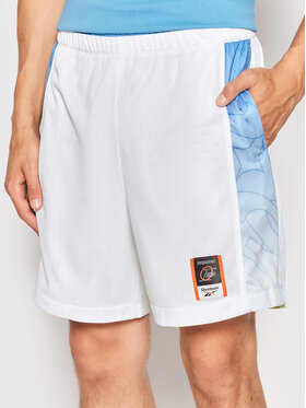 Reebok Reebok Sportske kratke hlače Iverson Basketball HG4339 Bijela Regular Fit