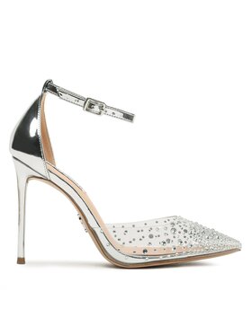 Steve Madden Steve Madden Kõrgete kontsadega Ravaged Sandal SM11002564 SM11002564-751 Hõbedane