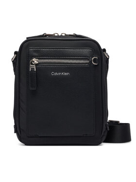 Calvin Klein Calvin Klein Geantă crossover Ssnl Raised Logo Reporter LV04D3500G Negru