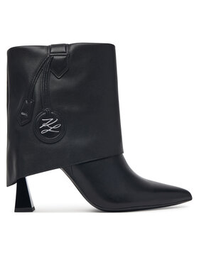 KARL LAGERFELD KARL LAGERFELD Μποτάκια Debutante KL32045A Μαύρο