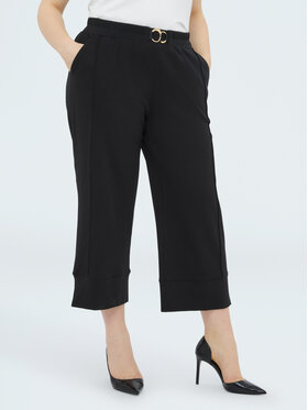 Fiorella Rubino Fiorella Rubino Spodnie materiałowe P835L002383N033 Czarny Regular Fit