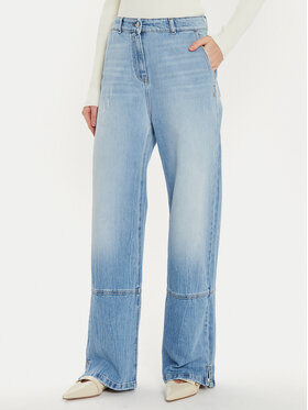 TWINSET TWINSET Traperice 242AT2272 Plava Wide Leg