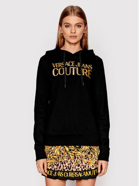 Versace Jeans Couture Versace Jeans Couture Bluza Logo 72HAIT02 Czarny Regular Fit
