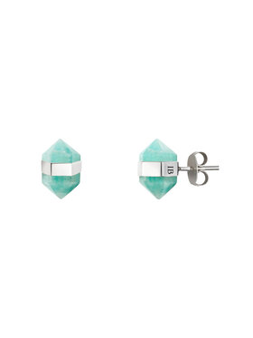 IZABELLA BUDRYN JEWELLERY IZABELLA BUDRYN JEWELLERY Kolczyki z amazonitem Srebrny