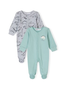 MINOTI MINOTI Komplet 2 par pajacy 24babypack23 Szary