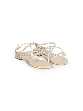 Deni Cler Milano Deni Cler Milano Sandały T-DC-B111-E2-77-23-1 Złoty