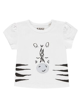 Kanz Kanz T-Shirt 2032281-1000 Biały Basic Fit