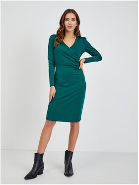 Orsay Orsay Sukienka 410242-856000__40 Zielony Regular Fit