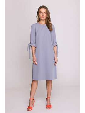 Stylove Stylove Sukienka wieczorowa S393 Szary Premium Fit