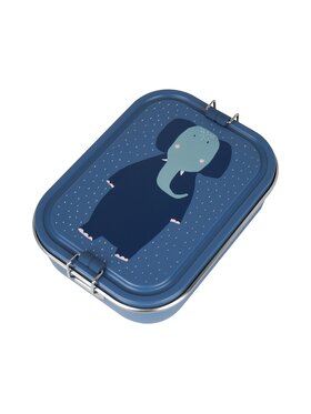 Trixie Baby Trixie Baby Lunchbox Duży stalowy lunch box - Słoń Granatowy