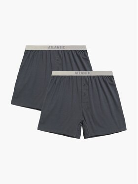 Atlantic Atlantic Bokserki Pimo cotton Szary