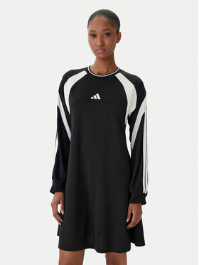 adidas adidas Každodenní šaty House Of Tiro KB4074 Černá Regular Fit