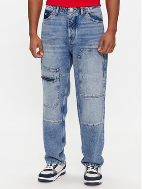 Tommy Jeans Tommy Jeans Traperice Aiden Baggy Tapered Cargo Ah7032 DM0DM18083 Plava Regular Fit