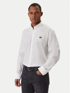 KARL LAGERFELD KARL LAGERFELD Košile 605912 561600 Bílá Regular Fit