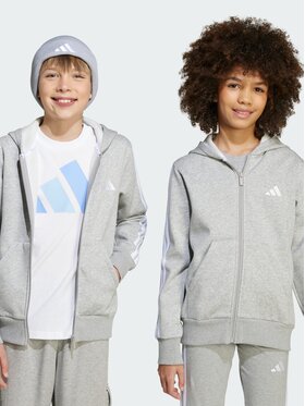 adidas adidas Bluza Essentials Full-Zip Szary Regular Fit