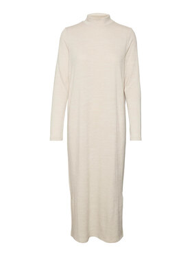 Vero Moda Vero Moda Sukienka dzianinowa 10293849 Écru Regular Fit