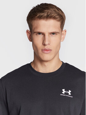 Under Armour T-shirt Ua Logo Embroidered 1373997 Crna Relaxed Fit