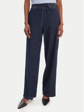 Marella Marella Jeans hlače Fingere 2615181091 Mornarsko modra Wide Leg