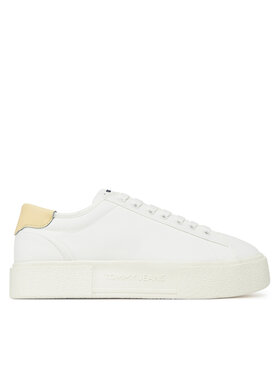 Tommy Jeans Tommy Jeans Сникърси Tjw Flatform Canvas Sneaker EN0EN02792 Екрю