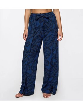 Triumph Triumph Spodnie materiałowe Beach MyWear 10222189 Granatowy Wide Leg