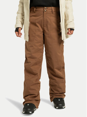 DC Shoes DC Shoes Сноуборд панталони Riveter ADJTP03032 Кафяв Regular Fit