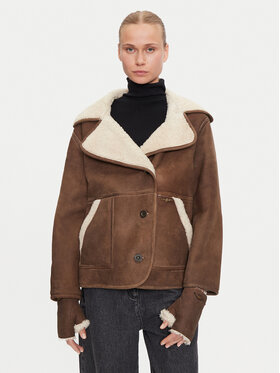 Aeronautica Militare Aeronautica Militare Loomulik karusnahk 242PN2010D1893 Pruun Regular Fit