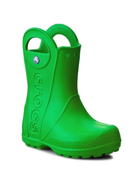 Crocs Crocs Gumene čizme Handle It Rain Boot Kids 12803 Zelena