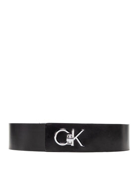 Calvin Klein Calvin Klein Dámský pásek Re-Lock High Waist Belt 50Mm K60K609647 Černá
