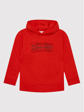 Calvin Klein Jeans Calvin Klein Jeans Суитшърт Inst. Cut Off Logo IB0IB01160 Червен Regular Fit