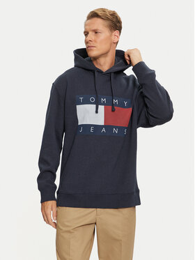 Tommy Jeans Tommy Jeans Bluza DM0DM20591 Granatowy Relaxed Fit