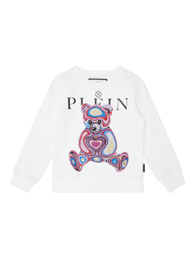 PHILIPP PLEIN PHILIPP PLEIN Bluza 27803 Biały Regular Fit