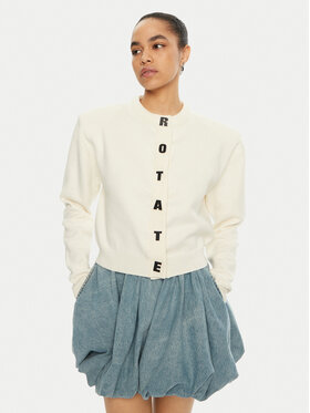 ROTATE ROTATE Strickjacke 113854 Écru Regular Fit