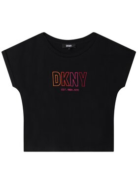 DKNY DKNY Футболка D35S82 S Чорний Regular Fit