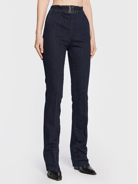 Blugirl Blumarine Blugirl Blumarine Jeans hlače RF2101-D4448 Mornarsko modra Flare Fit