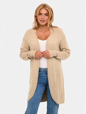 Kaffe Kaffe Strickjacke Kaemria 10506359 Beige Regular Fit