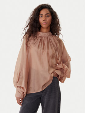 ViCOLO ViCOLO Bluza TF0314 Rjava Regular Fit